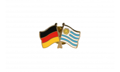 Freundschaftspin Deutschland - Uruguay - 22 mm
