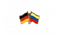 Freundschaftspin Deutschland - Venezuela 8 Sterne - 22 mm