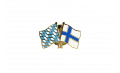 Freundschaftspin Bayern - Finnland - 22 mm