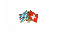 Freundschaftspin Bayern - Schweiz - 22 mm