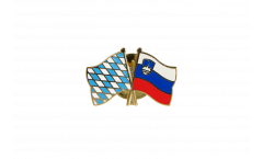 Freundschaftspin Bayern - Slowenien - 22 mm