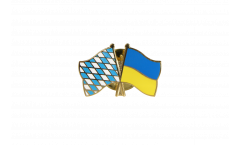 Freundschaftspin Bayern - Ukraine - 22 mm
