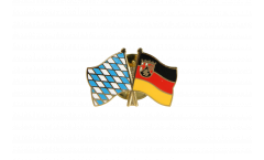 Freundschaftspin Bayern - Rheinland-Pfalz - 22 mm