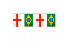 Freundschaftskette England - Brasilien - 15 x 22 cm