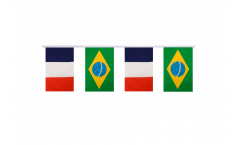 Freundschaftskette Frankreich - Brasilien - 15 x 22 cm