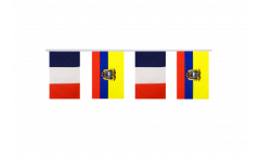 Freundschaftskette Frankreich - Ecuador - 15 x 22 cm
