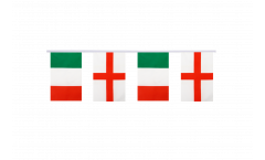 Freundschaftskette Italien - England - 15 x 22 cm