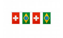Freundschaftskette Schweiz - Brasilien - 15 x 22 cm