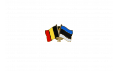 Freundschaftspin Belgien - Estland - 22 mm