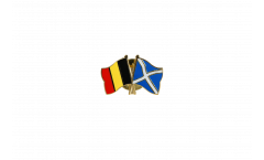 Freundschaftspin Belgien - Schottland - 22 mm