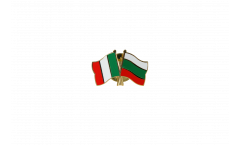 Freundschaftspin Italien - Bulgarien - 22 mm
