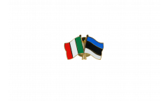 Freundschaftspin Italien - Estland - 22 mm