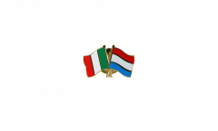 Freundschaftspin Italien - Luxemburg - 22 mm