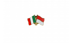Freundschaftspin Italien - Monaco - 22 mm