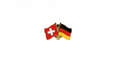 Freundschaftspin Schweiz - Deutschland - 22 mm