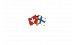 Freundschaftspin Schweiz - Finnland - 22 mm