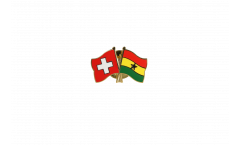 Freundschaftspin Schweiz - Ghana - 22 mm
