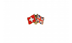 Freundschaftspin Schweiz - Großbritannien - 22 mm