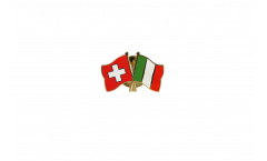 Freundschaftspin Schweiz - Italien - 22 mm