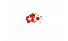 Freundschaftspin Schweiz - Japan - 22 mm