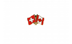 Freundschaftspin Schweiz - Kanada - 22 mm