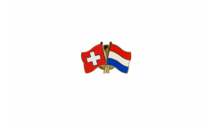 Freundschaftspin Schweiz - Niederlande - 22 mm