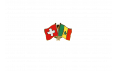 Freundschaftspin Schweiz - Senegal - 22 mm