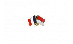 Freundschaftspin Frankreich - Monaco - 22 mm