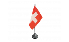 Tischflagge Schweiz - 12 x 12 cm