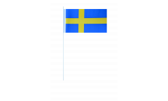 Papierfahnen Schweden - 12 x 24 cm