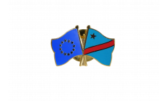 Freundschaftspin Europa - Demokratische Republik Kongo - 22 mm