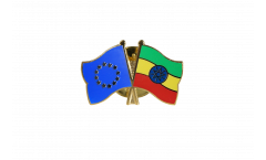Freundschaftspin Europa - Äthiopien - 22 mm
