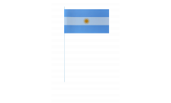 Papierfahnen Argentinien - 12 x 24 cm