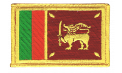 Aufnäher Sri Lanka - 8 x 6 cm