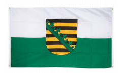 Balkonflagge Deutschland Sachsen - 90 x 150 cm