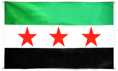 Balkonflagge Syrien 1932-1963 / Opposition - Freie Syrische Armee - 90 x 150 cm