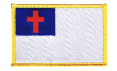 Aufnäher Christenflagge - 8 x 6 cm