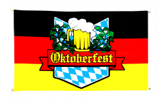 Balkonflagge Oktoberfest Deutschland - 90 x 150 cm