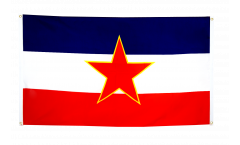 Balkonflagge Jugoslawien alt - 90 x 150 cm