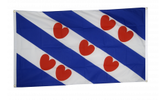 Balkonflagge Niederlande Friesland - 90 x 150 cm
