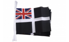 Fahnenkette Großbritannien St. Piran Cornwall Ensign - 15 x 22 cm