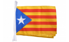 Fahnenkette Estelada blava Katalonien - 30 x 45 cm