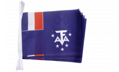 Fahnenkette Frankreich Französische Süd- und Antarktisgebiete - 15 x 22 cm