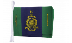 Fahnenkette Großbritannien Royal Marines Signals Squadron - 15 x 22 cm