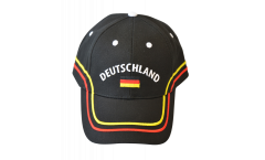 Cap / Kappe Deutschland schwarz, nation