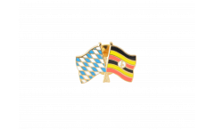 Freundschaftspin Bayern - Uganda - 22 mm