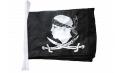Fahnenkette Pirat Korsika - 30 x 45 cm