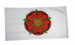 Balkonflagge Großbritannien Lancashire red rose - 90 x 150 cm