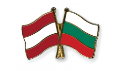 Freundschaftspin Österreich - Bulgarien - 22 mm