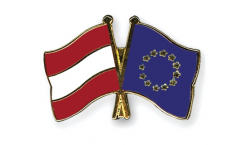Freundschaftspin Österreich - Europäische Union EU - 22 mm